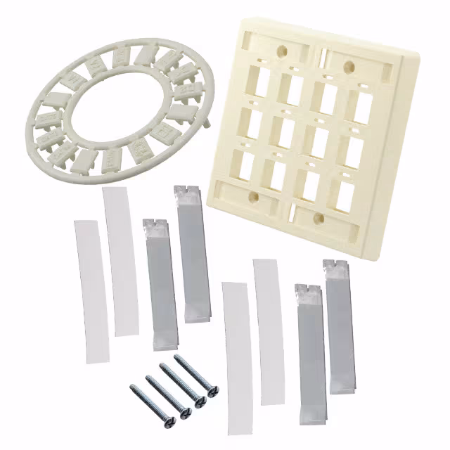 558086-1 TE Connectivity AMP Connectors  Keystone Faceplates Frames